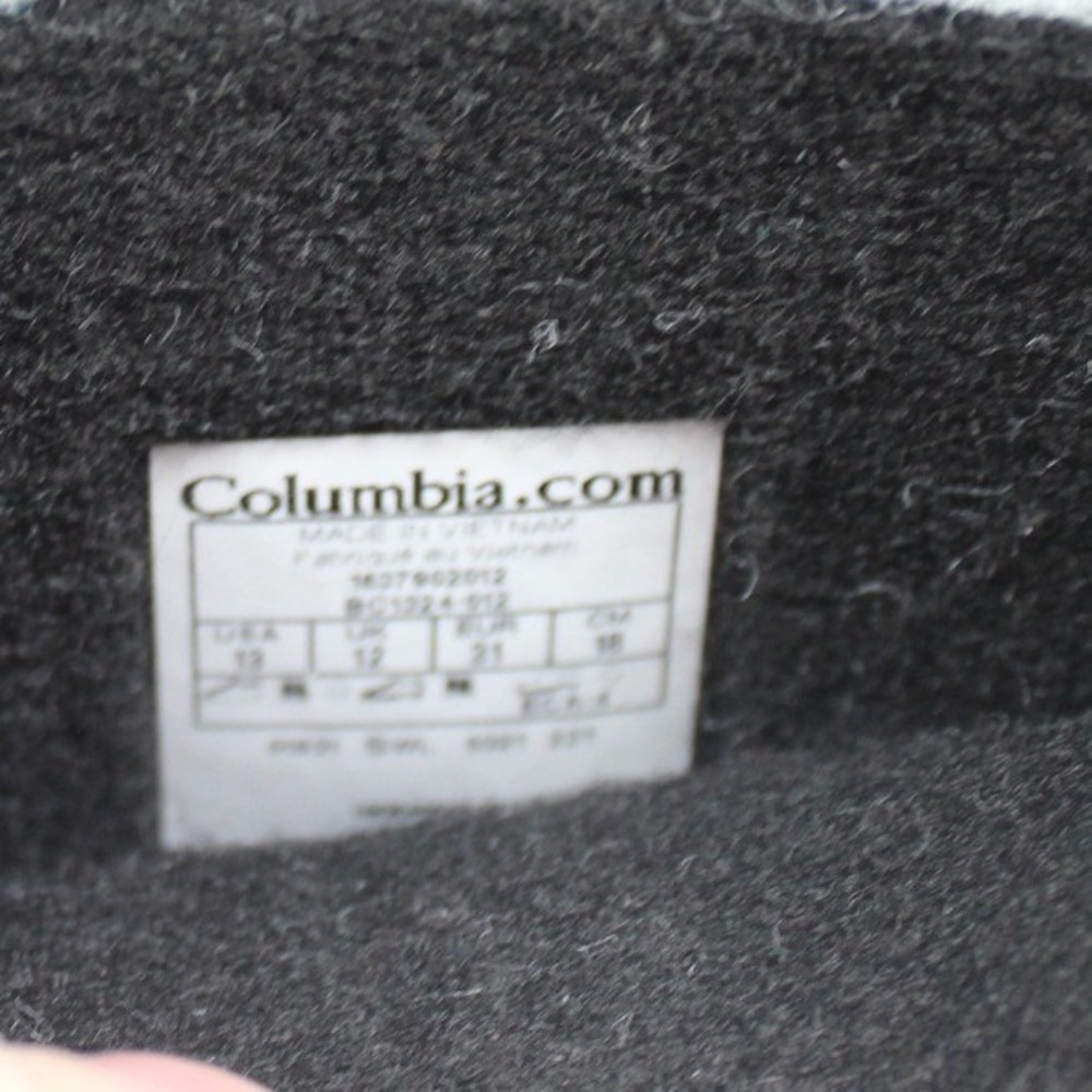 Columbia Kids Black Waterproof 400g Insulated Snow Boots BC1324-012 Size 13 - Picture 9 of 10
